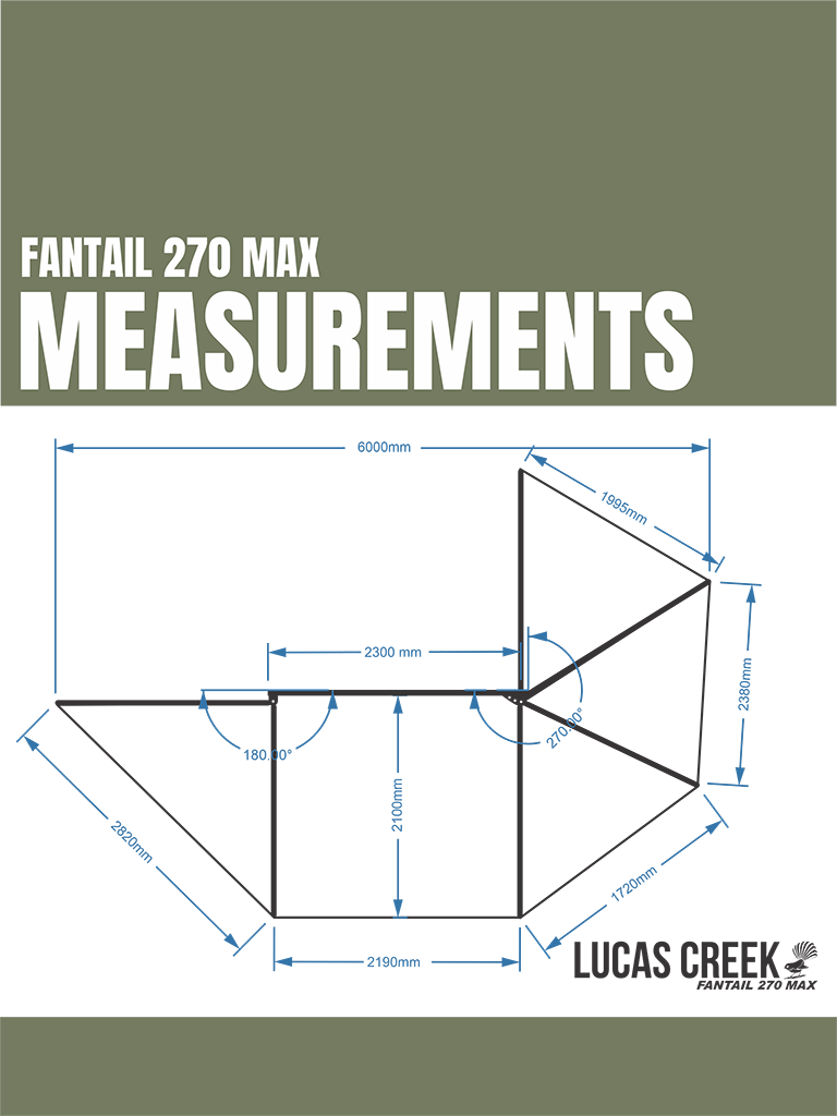 Gen 3 Fantail 270 Max Awning