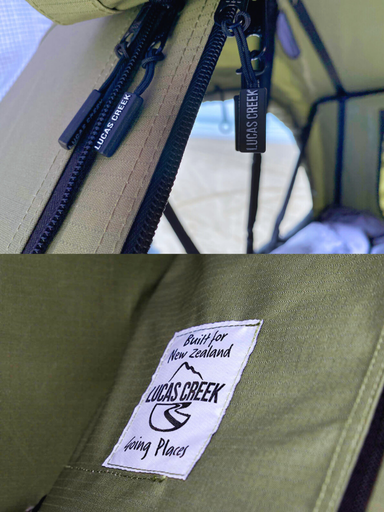 Lucas Creek Gen 3 Soft Shell Rooftop Tent - Natural Green