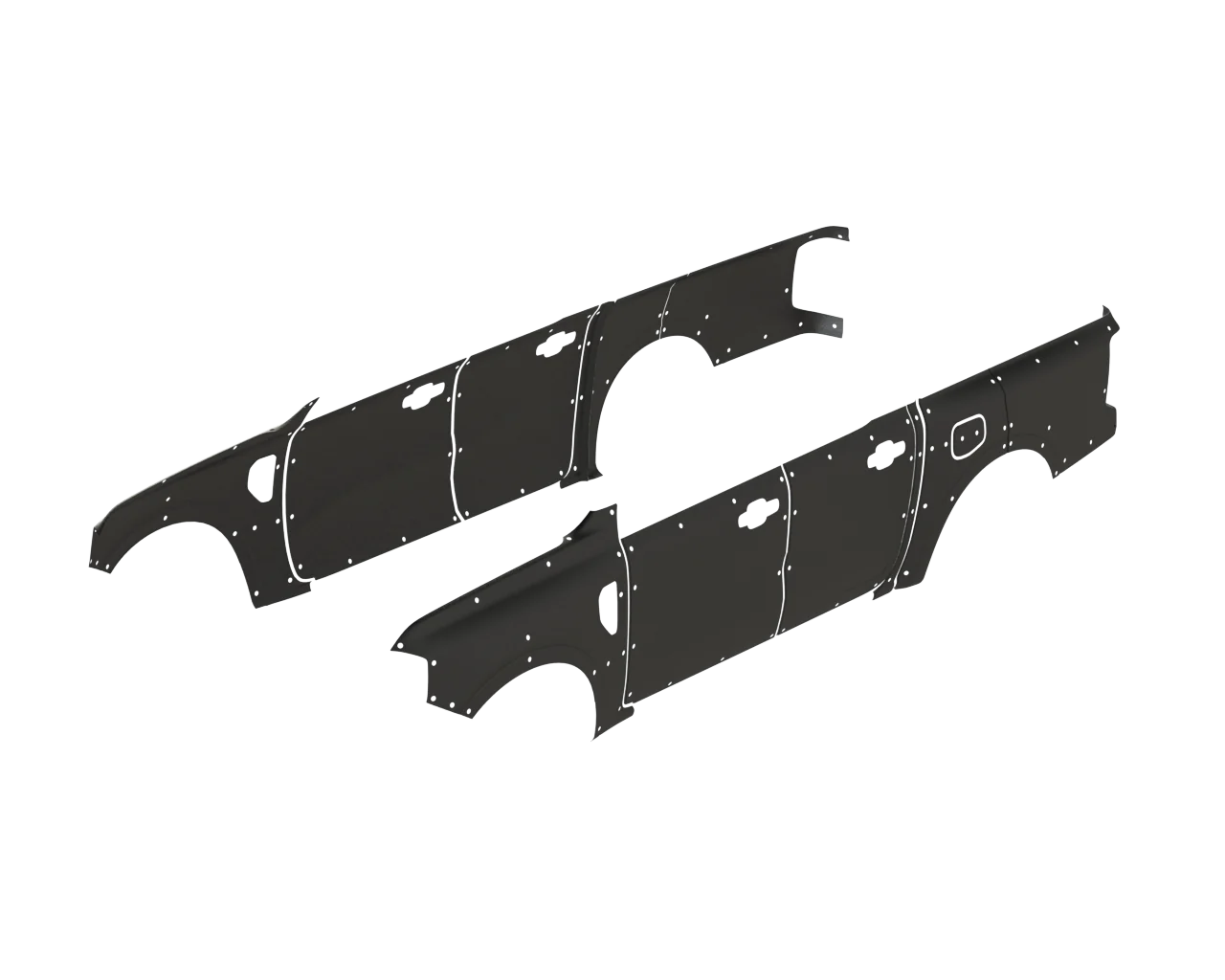 Rhinohide Armor® Full Kit - Ford Ranger Next Gen Duel Cab 2022+