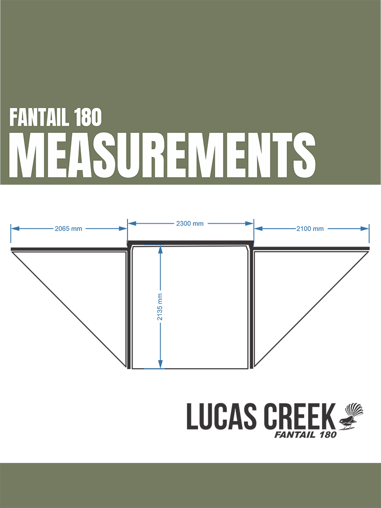 Gen 3 Fantail 180 Awning