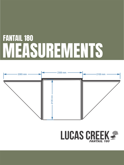 Gen 3 Fantail 180 Awning