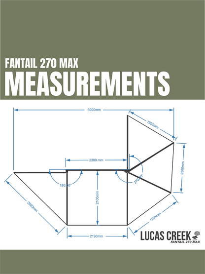 Gen 3 Fantail 270 Max Awning