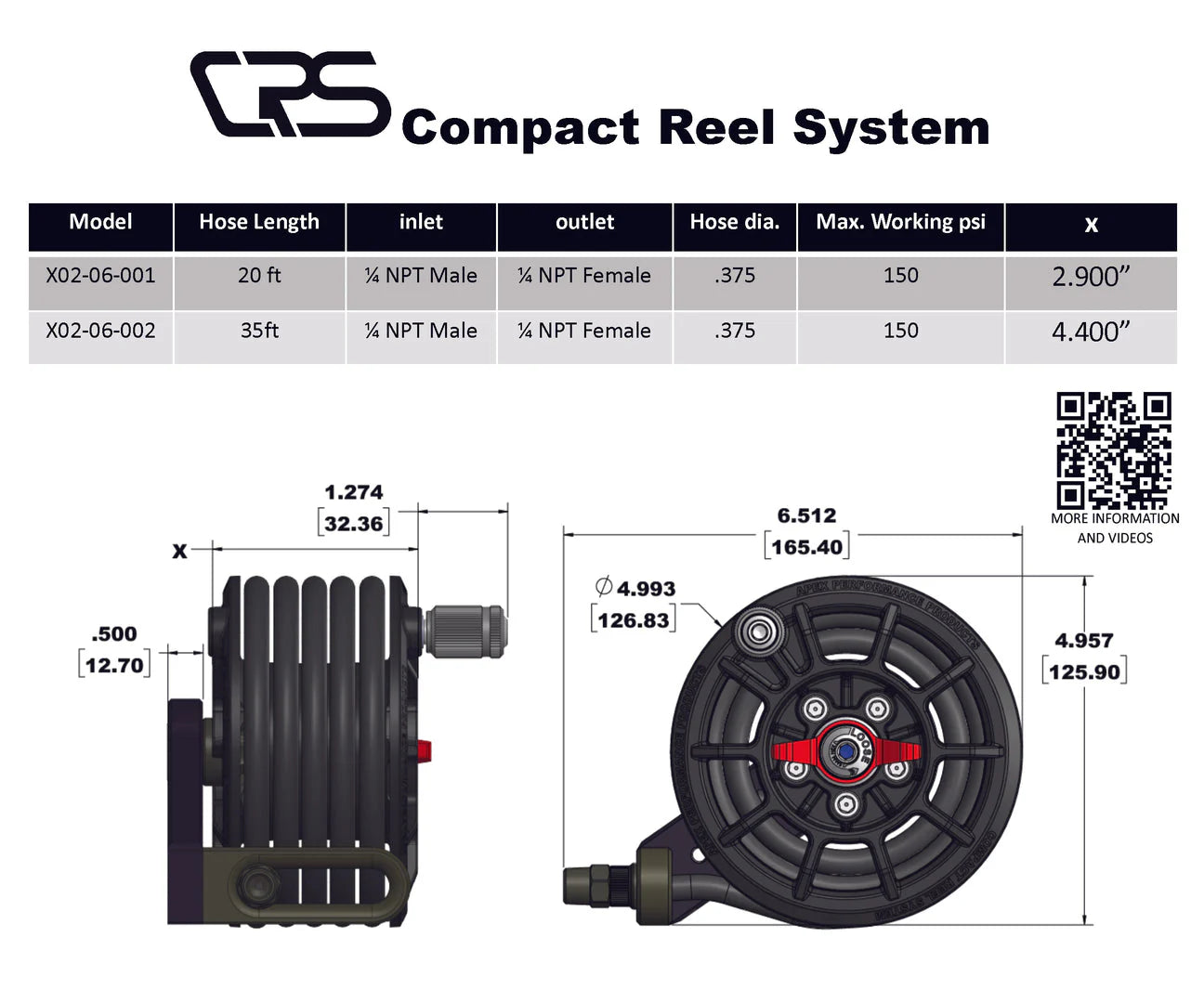 APEX DESIGNS - Compact Reel System (CRS)