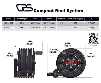 APEX DESIGNS - Compact Reel System (CRS)