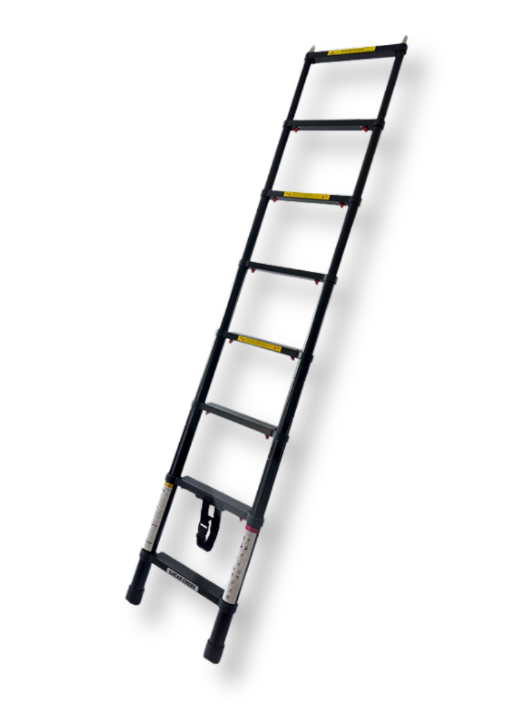 Rooftop Tent Ladder NZ | Wide Angled Rungs – 2.3m & 2.6m | Lucas Creek ...
