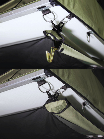 Lucas Creek Gen 3 Soft Shell Rooftop Tent - Natural Green