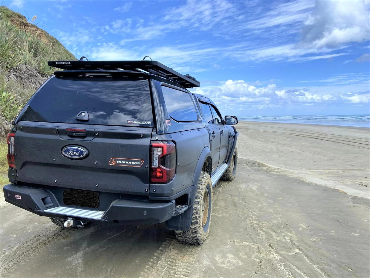 Ford Raptor Back Protector Rhinohide Armor® Rear Tailgate Protector - Ford Ranger & Raptor Next G ...