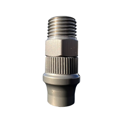APEX DESIGNS - CRS Hose end Fitting 3/8" ID to 1/4" NPT with Cover Nut