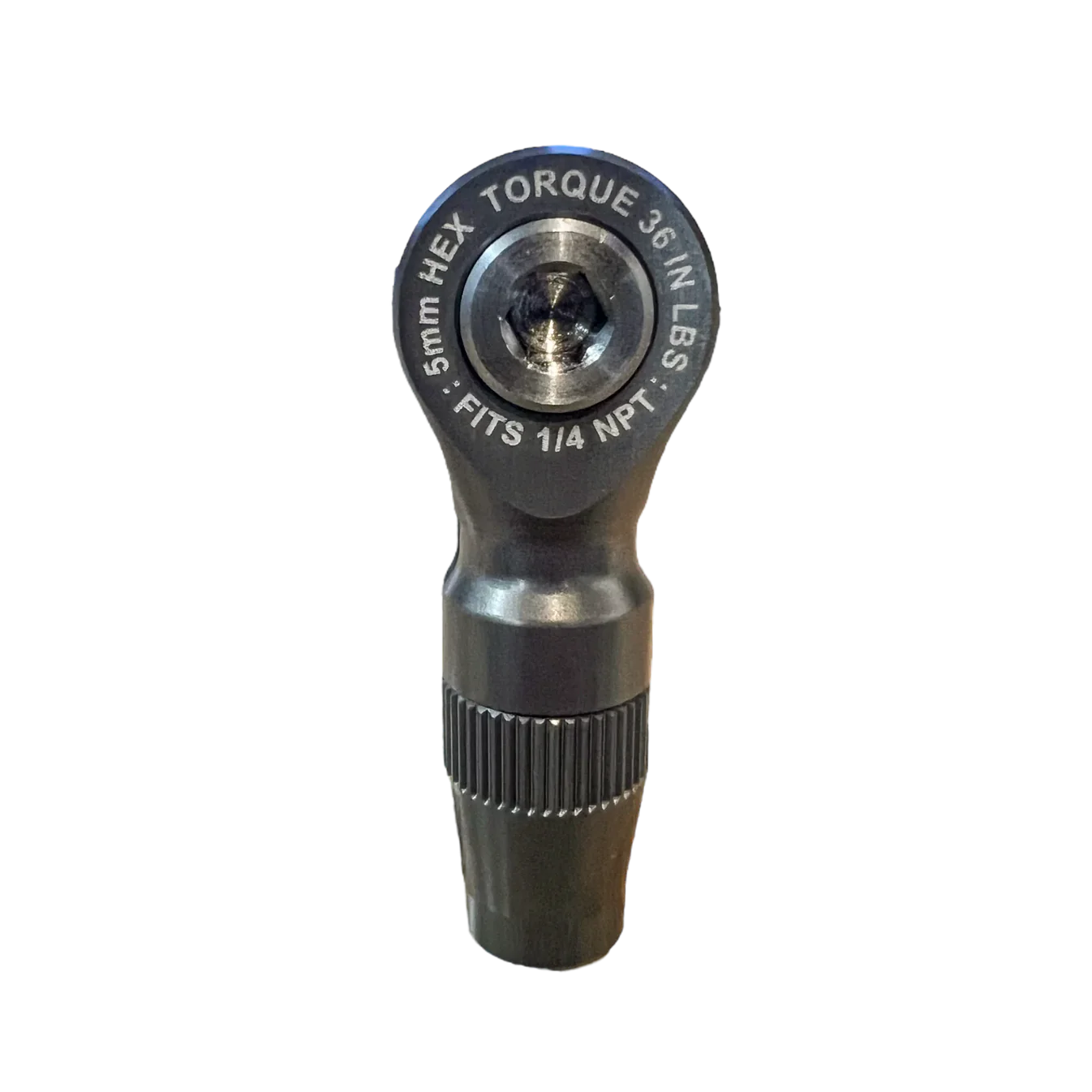 APEX DESIGNS - Banjo Fitting for CRS - 1/4 NPT to Apex 3/8 Braided Air Hose