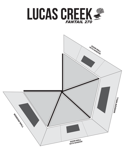 Fantail 270 Gen 3 Awning Wall Kits